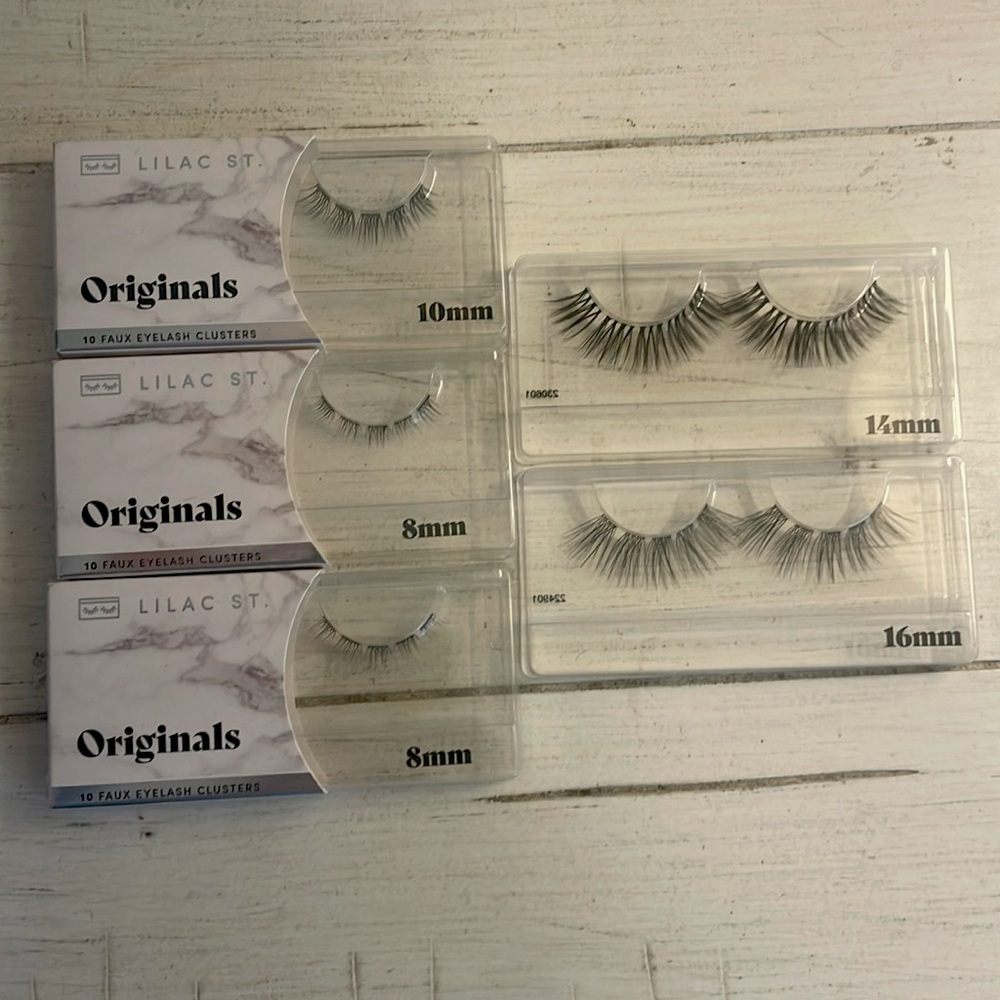 Lilac ST. Lashes all brand new never used